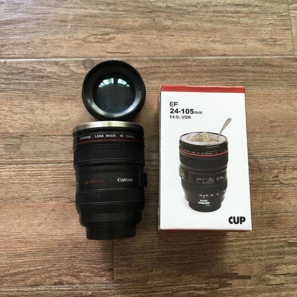 Camera Lens Shaped Coffee Mug Cup